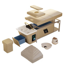 Load image into Gallery viewer, FUJI - LIT HEADSPA complet sans raccor. cuve 90 litres et 30 litres eaux usées - POPMYCURLS BOX PARIS