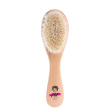 Load image into Gallery viewer, Brosse à cheveux pour Bébé en poils de chèvre. - POPMYCURLS BOX PARIS