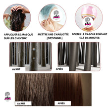 Load image into Gallery viewer, Casque chauffant réglable - soin express cheveux abîmés - POPMYCURLS BOX PARIS