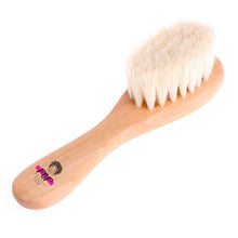 Load image into Gallery viewer, Brosse à cheveux pour Bébé en poils de chèvre. - POPMYCURLS BOX PARIS