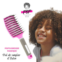 Load image into Gallery viewer, Brosse magic démêlante anti-noeuds (poil de sanglier & nylon) - POPMYCURLS BOX PARIS