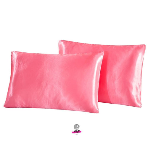 La Taie d'oreiller en satin PopPink! - POPMYCURLS BOX PARIS