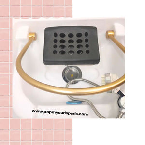 Bac head spa portatif sans raccordement 60L (complet) - POPMYCURLS BOX PARIS